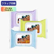 ノベルティナチュラル3種ウェットティッシュ30枚入り(ふた)